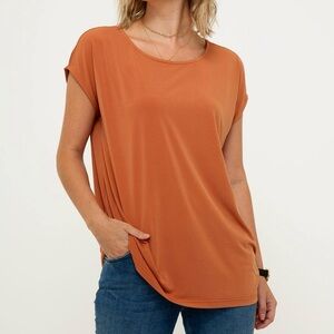 Rebel Society Solid Ribbed Tunic Top